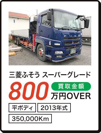 三菱ふそう スーパーグレード 800万円OVER